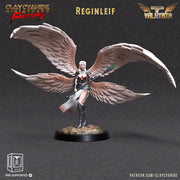 Female Valkyrie Angel Celestial Paladin of Vengeance | 28mm, 32mm, 75mm Scales | Dungeons and Dragons 5e | Pathfinder | Archvillain Games - Only-Games