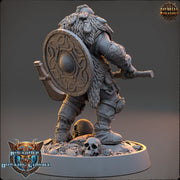 Viking Human Ranger Fighter PC NPC | 28mm, 32mm, 54mm, 75mm Scales 100mm Tall | Dungeons and Dragons | Pathfinder | Daybreak Miniatures - Only-Games