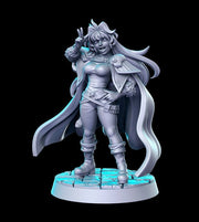 Pinup Female Rogue Assassin | 28mm, 32mm, 54mm, 75mm Scale | Sexy Female unpainted resin Figurine mini - D&D - Only-Games