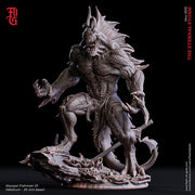 Sahuagin, Sea Devil humanoid | 28mm, 32mm,54mm,75mm,100mm Scales | Monster Mini Minis -D&D 5e Pathfinder Figurine | Flesh of Gods - Only-Games