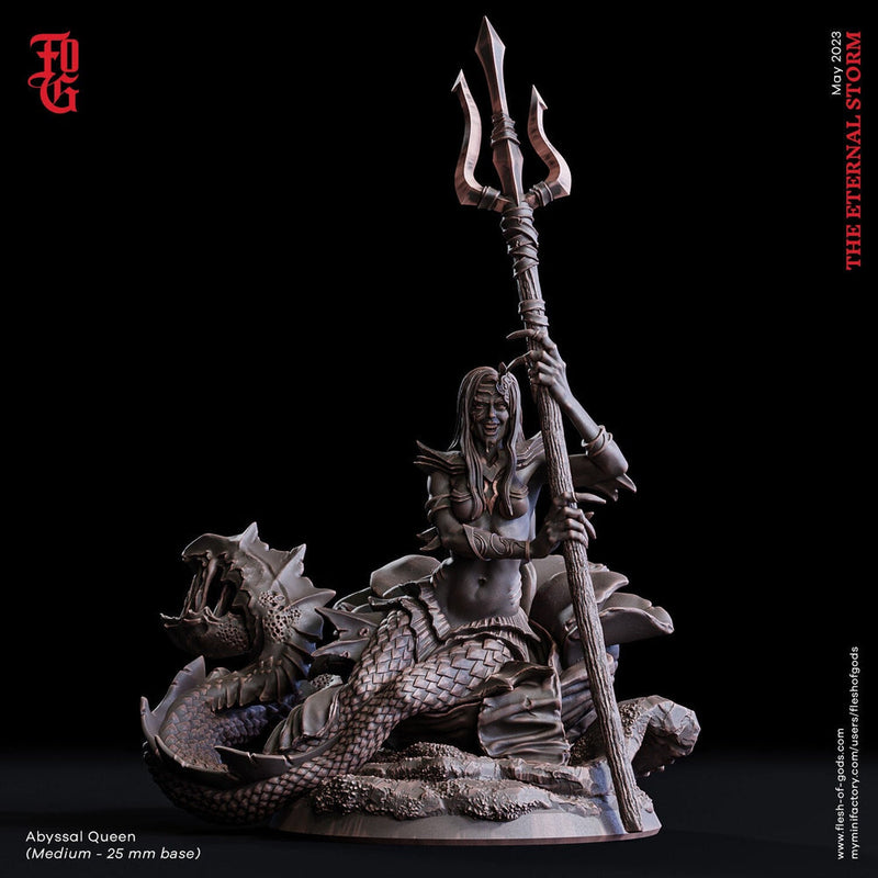 Siren Witch, Sea Hag | 5 Sizes /Scales | Monster Mini -D&D 5e Pathfinder Figurine - Only-Games