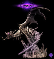Insectoid Centipede Dragon Sci-Fi miniature | 190mm High, 125mm Base or 90mm Base size | Custom sizes available | Dungeons and Dragons 5e - Only-Games