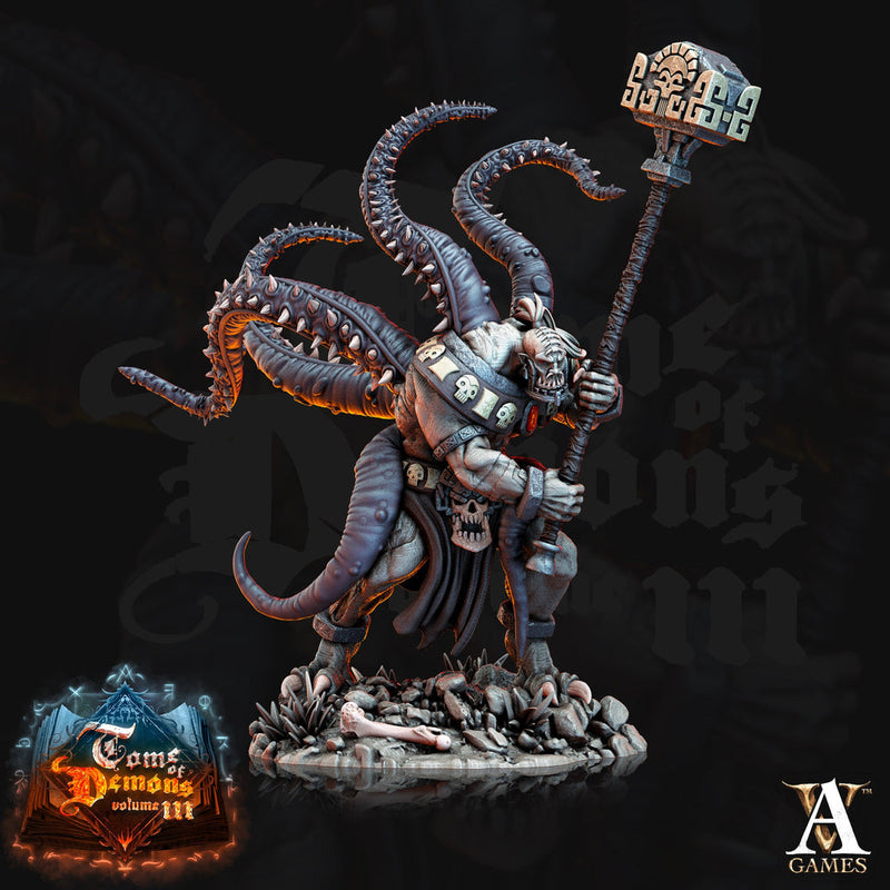 Greater Devil, Demon Resin Miniature | 28mm,32mm Scales (40mm, 50mm, 65mm, 75mm BASE Sizes) |  D&D 5e Nine Hells | Dungeons and Dragons | - Only-Games