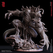 Sahuagin, Sea Devil humanoid | 28mm, 32mm,54mm,75mm,100mm Scales | Monster Mini Minis -D&D 5e Pathfinder Figurine | Flesh of Gods - Only-Games