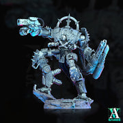 Sci-Fi Heavy Battle Mech Knight Miniature | SpellJammer | 25mm, 32mm, 40mm, 50mm, 75mm BASE SIZES | Resin Mini Unpainted |Archvillain Games - Only-Games