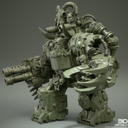 Mech Armored Orc Sci-Fi Spelljammer | 28mm, 32mm, 50mm,75mm,100mm | Dungeons and Dragons | Pathfinder | 3DArtGuy - Only-Games