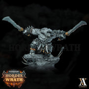 Raging Ogre,  Resin Miniature | 28mm,32mm Scales (40mm, 50mm, 60mm, 75mm BASE Sizes) |  D&D 5e Against Giants | Dungeons and Dragons | - Only-Games