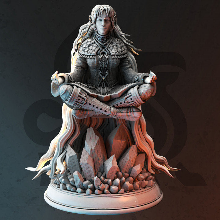 Female Elf Sorcerer Monk D&D 5e Miniature | 28mm, 32mm,54mm,75mm, 100mm Scales | Dungeons and Dragons  5E | DM Stash - Only-Games
