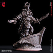 Swashbuckler Fighter Rogue PC NPC | 28mm, 32mm,54mm,75mm,100mm Scales | Player Character Mini  -D&D 5e Pathfinder Figurine | Flesh of Gods - Only-Games