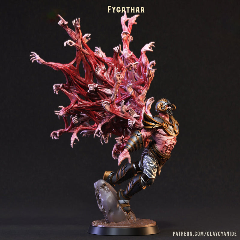 Celestial Fallen Angel Demon | 28mm, 32 mm, 54mm, 75mm Scale |  Resin Miniature | Dungeons and Dragons | Pathfinder | D&D 5e | Clay Cyanide - Only-Games