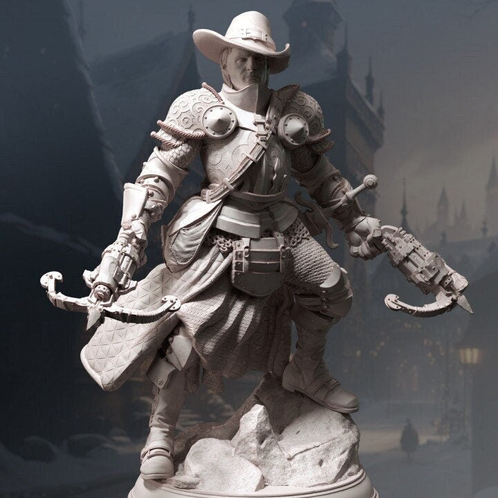 Inquisitor, Eldritch Knight Witch Hunter, Monster Slayer D&D 5e | 28mm,32mm,54mm,75mm,100mm Scales |Dungeons and Dragons Pathfinder DM Stash - Only-Games