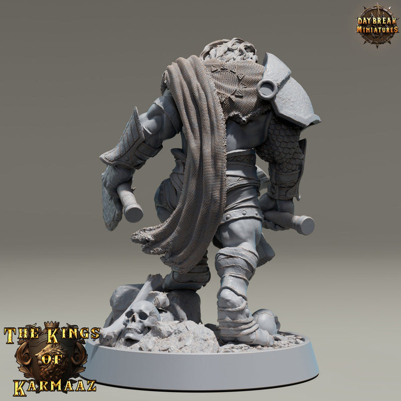 Leonin LionFolk Fighter Paladin | 28mm, 32mm, 54mm, 75mm Scales,100mm Tall | Dungeons and Dragons D&D 5e | Pathfinder| Daybreak Miniatures - Only-Games