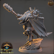 Crocodilian Cleric Paladin, Fighter Lizardfolk Lizardman | 28mm, 32mm, 75mm,100mm Scale Resin Miniature |Dungeons and Dragons 5e| Pathfinder - Only-Games