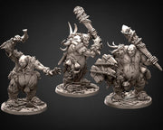 Hill Giant, Oger | 28mm & 32mm Scale | 75mm Tall (32mm scale)| Dungeons and Dragons | Pathfinder Oger | Daybreak Miniatures | Tabletop RPG | - Only-Games