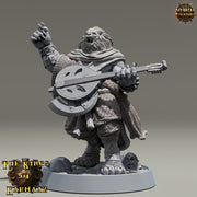 Leonin LionFolk Bard | 28mm, 32mm, 54mm, 75mm Scales,100mm Tall | Dungeons and Dragons D&D 5e | Pathfinder| Daybreak Miniatures - Only-Games