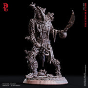 Undead Drowned Assassin Miniature | 28mm, 32mm, 54mm, 75mm,100mm Scales | Dungeons and Dragons | Pathfinder | Flesh of Gods - Only-Games