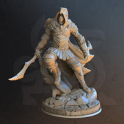Human Rogue, Thief, Master Assassin | 28mm, 32mm,54mm,75mm, 100mm Scale Resin Miniature | Dungeons and Dragons Pathfinder | DM Stash - Only-Games