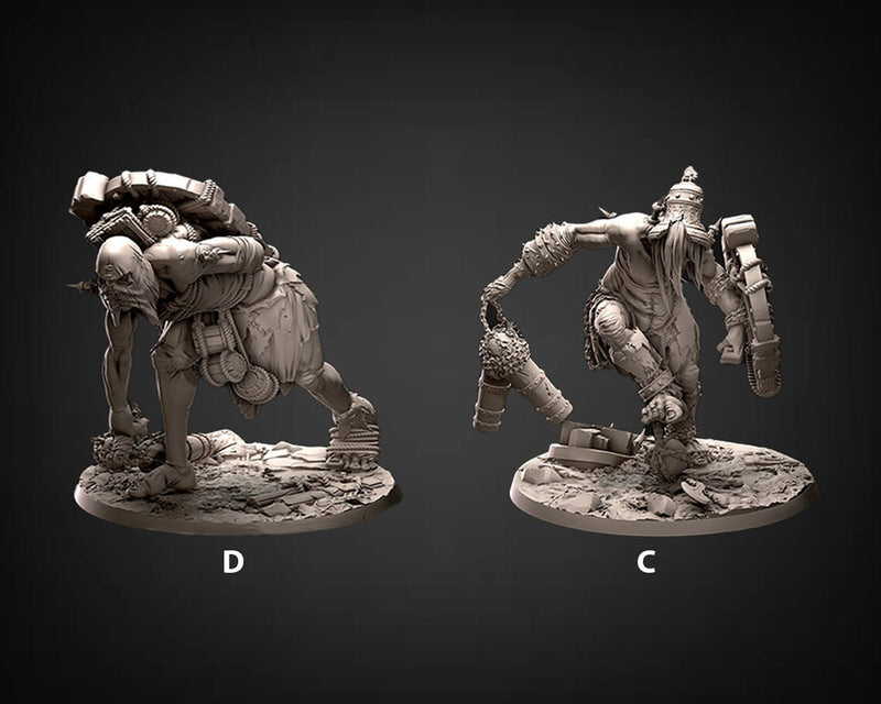 Hill Giant, Oger | 28mm & 32mm Scale | 90mm Tall (32mm scale)| Dungeons and Dragons | Pathfinder Oger | Daybreak Miniatures | Tabletop RPG | - Only-Games
