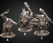 Hill Giant, Oger | 28mm & 32mm Scale | 75mm Tall (32mm scale)| Dungeons and Dragons | Pathfinder Oger | Daybreak Miniatures | Tabletop RPG | - Only-Games