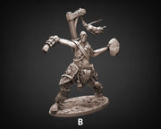 Stone Giant, Oger | 28mm, 32mm Scale | 95mm Tall (32mm scale)| Dungeons & Dragons | Pathfinder Oger | Daybreak Miniatures | Tabletop RPG | - Only-Games