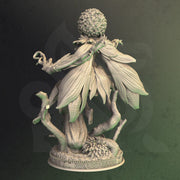 Female Fey Druid, Dryad PC / NPC Miniature | 28mm, 32mm, 54mm,75mm, 100mm Scales | Pathfinder Figure | DnD | Figurine unpainted | - Only-Games