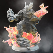 Human Arcana Domain Cleric Paladin Mace. Unpainted Miniature | 28mm, 32mm,54mm,75mm,100mm Scales | Dungeons and Dragons Pathfinder |DM Stash - Only-Games