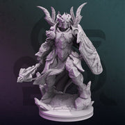 Human Cleric Paladin Mace. Unpainted Miniature | 28mm, 32mm,54mm,75mm,100mm Scales | Dungeons and Dragons Pathfinder |DM Stash - Only-Games