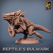 Lizardfolk Lizardman Warrior | 28mm, 32mm,54mm,75mm,100mm Scales | Dungeons and Dragons | Unpainted Figure | Mammoth Factory - Only-Games