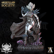 Human Female Sorcerer Warlock Cleric Necromancer | 28mm,32mm, 54mm,75mm Scales, 100mmTall| Dungeons and Dragons | Pathfinder | Battle Wizard - Only-Games