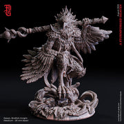 Aarakocra Birdfolk Fighter Paladin PC NPC | 28mm,32mm,54mm,75mm,100mm Scales | Player Character  -D&D 5e Pathfinder Figurine | Flesh of Gods - Only-Games