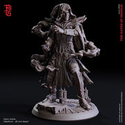 Necromancer, Wizard, Warlock, Sorcerer | 28mm, 32mm,54mm,75mm,100mm Scales | Player Character Mini D&D5e Pathfinder Figurine |Flesh of Gods - Only-Games