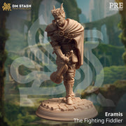 Male Bard Half Tiefling-Elf,  Eladrin Miniature | 28mm, 32mm,54mm,75mm, 100mm Scales | Dungeons and Dragons  5E | DM Stash - Only-Games