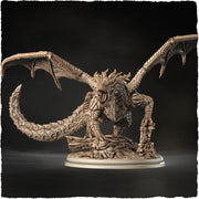 Chromatic Red Dragon (4 sizes) D&D  Miniature |  250mm Long,  225mm Wing Span | Resin Dragon Statue | Figurine | Dungeons and Dragons 5e - Only-Games