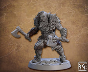 Northman Ranger Fighter Barbarian | 28mm, 32mm, 54mm,75mm,100mm Scale Resin Miniature Dungeons and Dragons D&D Pathfinder | Artisan Guild - Only-Games