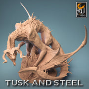 Legendary Chromatic Black Dragon (4 sizes) D&D Miniature | 200mm Wing Span,150mm Height | Resin Figurine |Dungeons and Dragons 5e Pathfinder - Only-Games