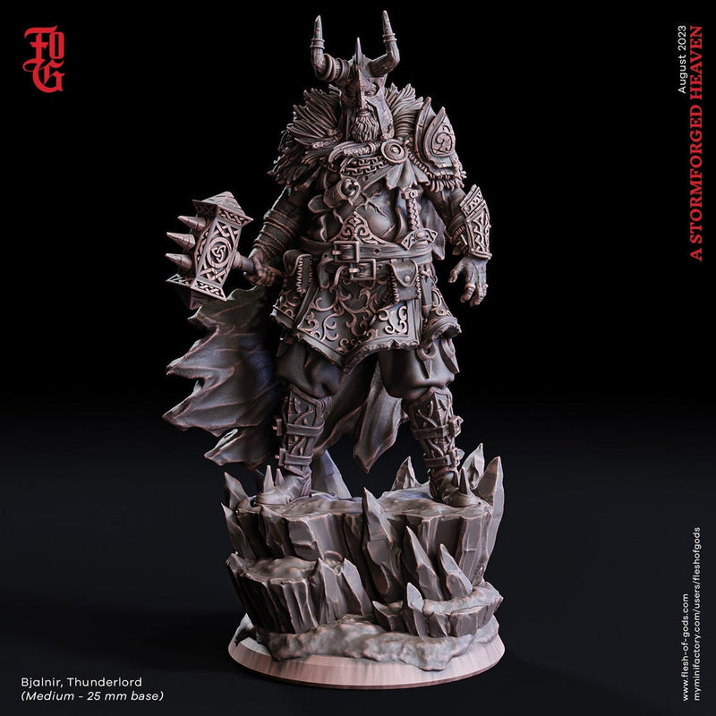 Cleric of Tempus(War) Oathbreaker Paladin | 28mm,32mm,54mm,75mm,100mm Scales | Player Character  -D&D 5e Pathfinder Figurine | Flesh of Gods - Only-Games