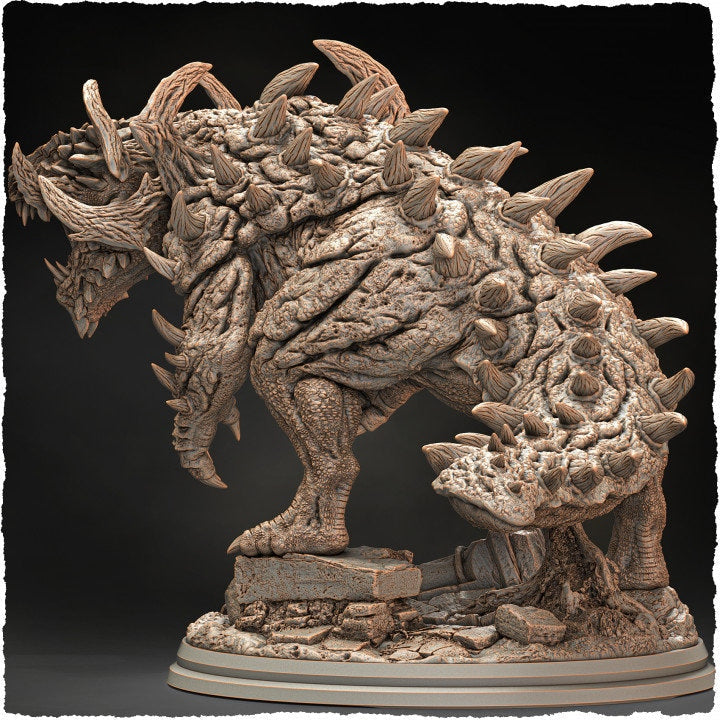 Behemoth, Tarrasque (5 sizes) D&D Miniature | 292mmmm Long, 104mm Height | Resin Statue | Figurine - Only-Games