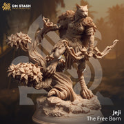 Tabaxi Ranger Rogue Fighter Sharpshooter Miniature | 28mm, 32mm,54mm,75mm, 100mm Scales | Dungeons and Dragons  5E | DM Stash - Only-Games