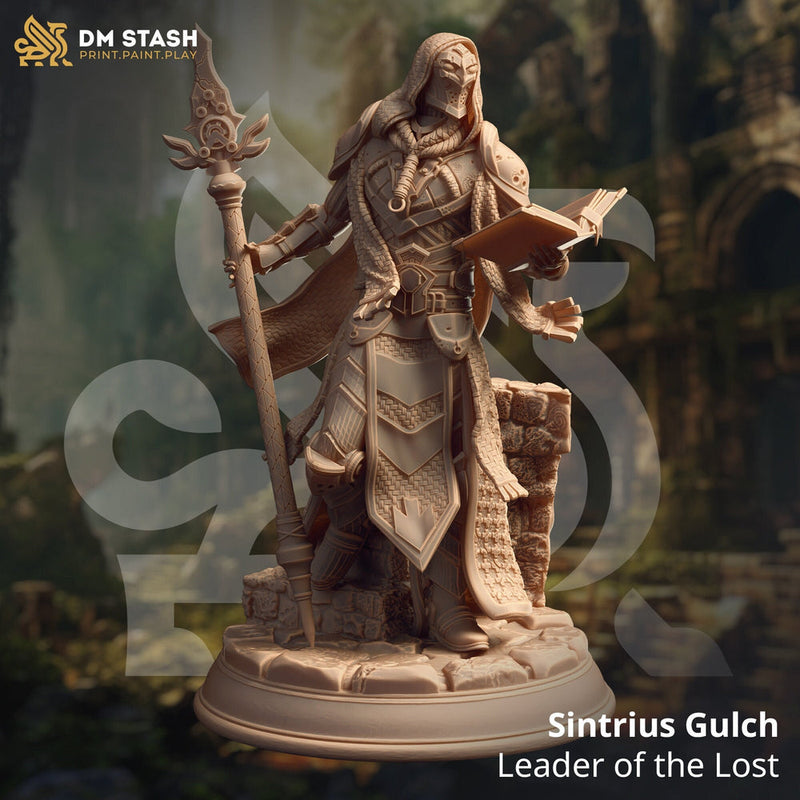 Warlock Sorcerer Wizard Miniature | 28mm, 32mm,54mm,75mm, 100mm Scales | Dungeons and Dragons  5E | DM Stash - Only-Games