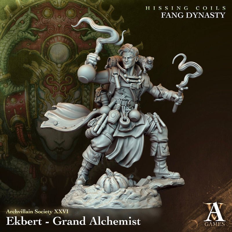 Human Male Artificer, Rogue, Alchemist PC / NPC | 28mm,32mm,54mm,75mm,100mm Scales| Dungeons and Dragons | Pathfinder | Battle Wizard - Only-Games