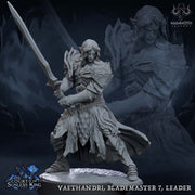 Dark Elf Fighter Ranger PC / NPC Unpainted | 28mm,32mm,54mm,75mm,100mm Scale | Resin Dungeons and Dragons D&D 5e  | Pathfinder | - Only-Games