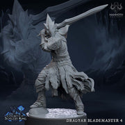 Dark Elf Fighter Ranger PC / NPC Unpainted | 28mm,32mm,54mm,75mm,100mm Scale | Resin Dungeons and Dragons D&D 5e  | Pathfinder | - Only-Games