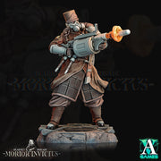 Sci-Fi Miniature Light Infantry Army Veteran | 28mm,32mm, 54mm, 75mm,100mm Scales | Resin Mini | Morior Shocktrooper TPG | Archvillain Games - Only-Games
