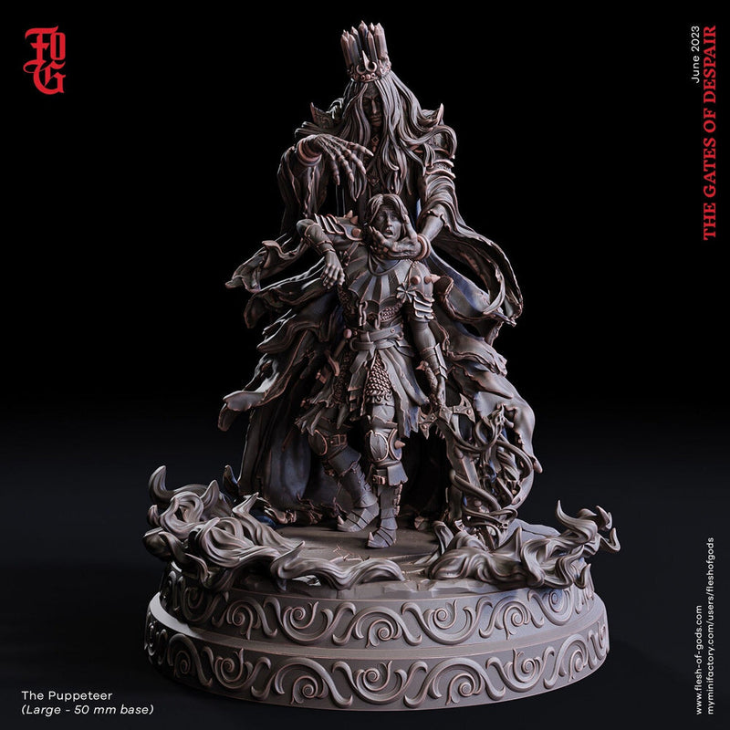 Wizard Enchanter, Warlock, Sorcerer | 28mm, 32mm,54mm,75mm,100mm Scale | Player Character Mini-D&D 5e Pathfinder Figurine | Flesh of Gods - Only-Games