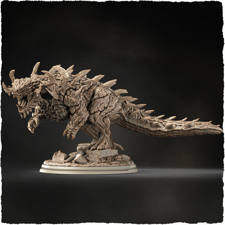 Behemoth, Tarrasque (5 sizes) D&D Miniature | 292mmmm Long, 104mm Height | Resin Statue | Figurine - Only-Games
