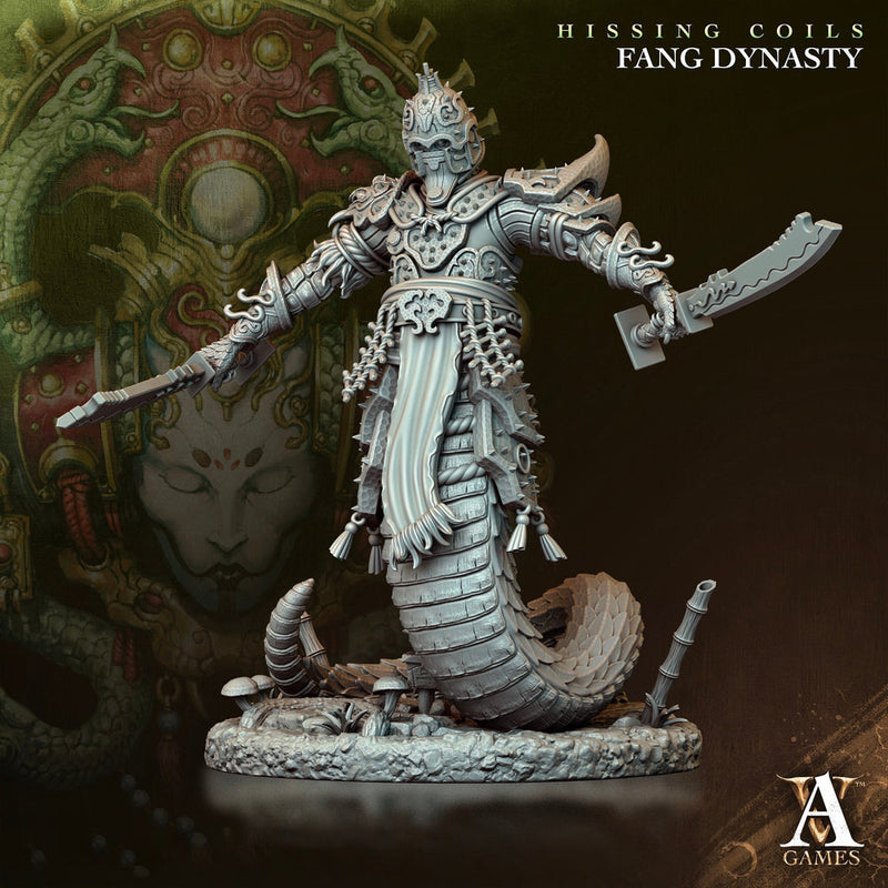 Yuan-ti Halfblood  Malison D&D 5e | 28mm, 32mm,54mm,75mm,100mm Scales | Dungeons and Dragons 5e figure | Pathfinder | Archvillain Games - Only-Games