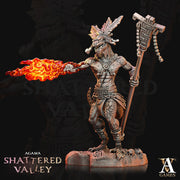 Lizardman Druid, Wizard, Sorcerer, Cleric | 28mm, 32mm, 54mm, 75mm, 100m, Scales | Dungeons and Dragons | Pathfinder | Archvillain Games - Only-Games