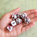 Rouge Splatter Dice Set