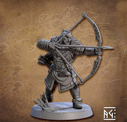 Ranger Fighter Archer Sharpshooter | 28mm, 32mm, 54mm,75mm,100mm Scale Resin Miniature Dungeons and Dragons D&D Pathfinder | Artisan Guild - Only-Games