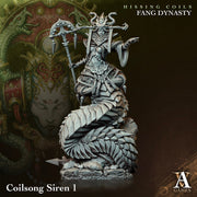Naga Guardian, Halfblood Yuan-ti | 28mm, 32mm,54mm,75mm,100mm Scales | Dungeons and Dragons 5e figure | Pathfinder | Archvillain Games - Only-Games